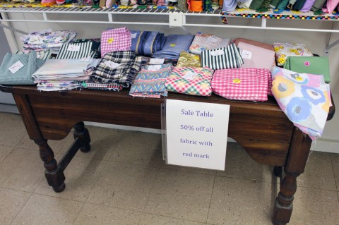 Bargain Table