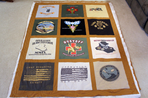 Military Quilt for LTC Gary Louden