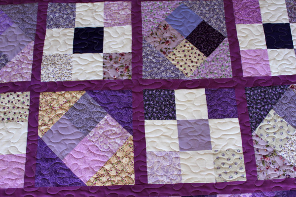 Purple Squares Quilt