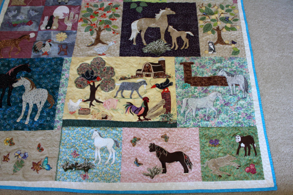 Appliqué and Embroidery Quilt