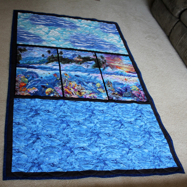 Clouds, Waves and Underwater Quilt