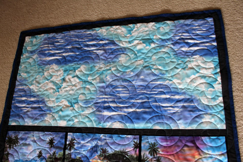 Clouds, Waves and Underwater Quilt