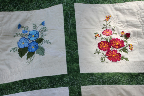 Embroidered Flowers