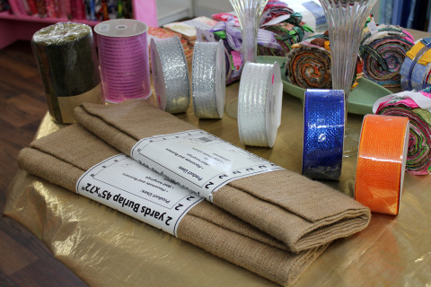 Burlap, Ribbon, Mesh and More