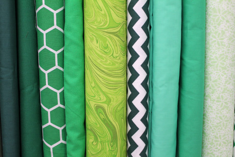 Green Cotton Prints