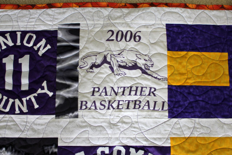 Basketball T-Shirt Quilt