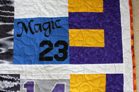 Basketball T-Shirt Quilt