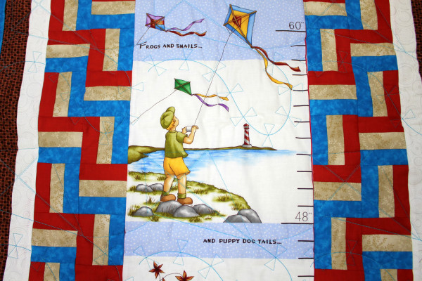 Growth Chart Baby Quilt