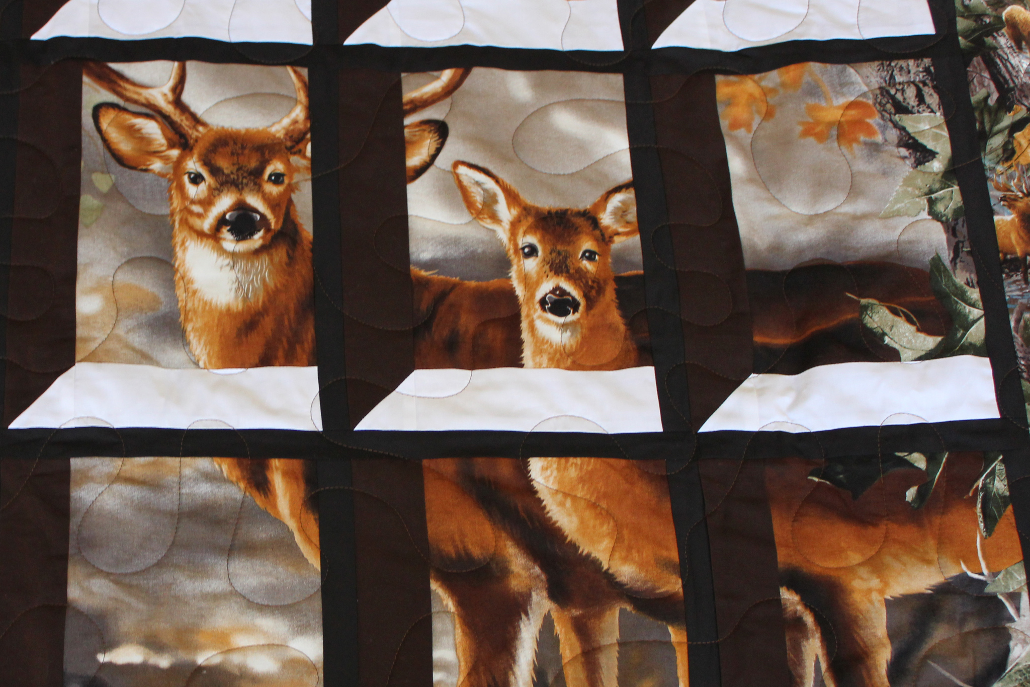Deer in the Attic Window Quilt
