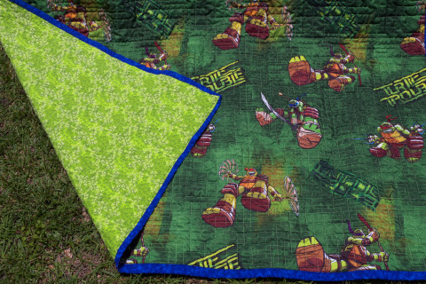 Ninja Turtle Quilt for Timothy