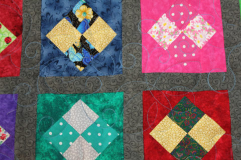 Diamonds and Squares Quilt