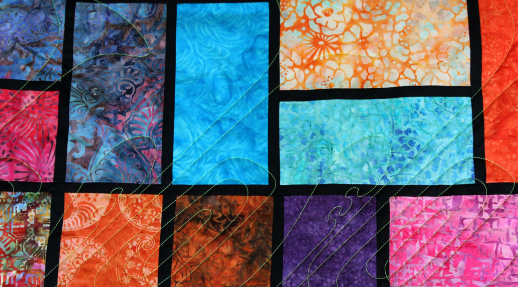 Batik Stained Glass Quilt Lady Bird Quilts