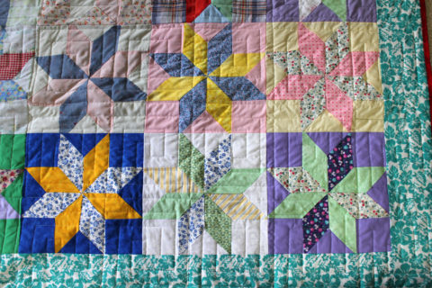 Eight Point Star Quilt Restoration