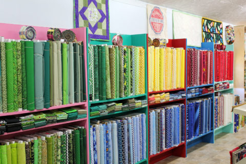 Fabric at Lady Bird Quilts