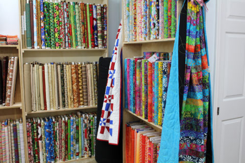 Fabric at Lady Bird Quilts