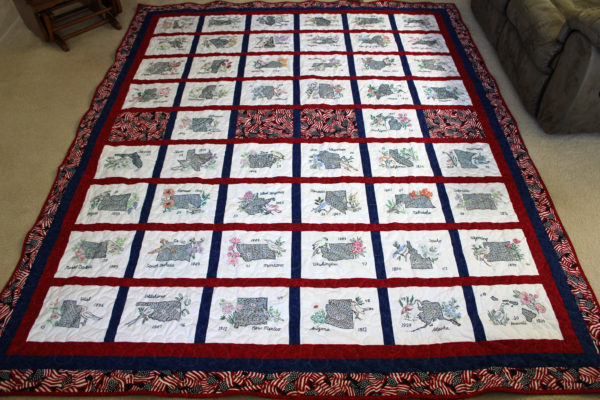 State Birds and Flowers Quilt