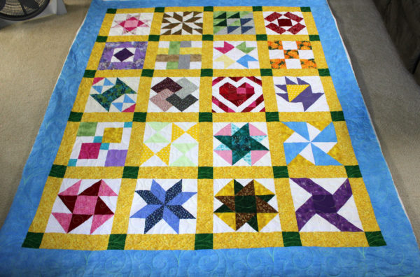 Bright and Cheery Sampler Quilt