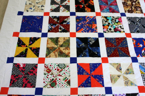 White Clover Pinwheel Quilt