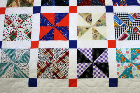 White Clover Pinwheel Quilt