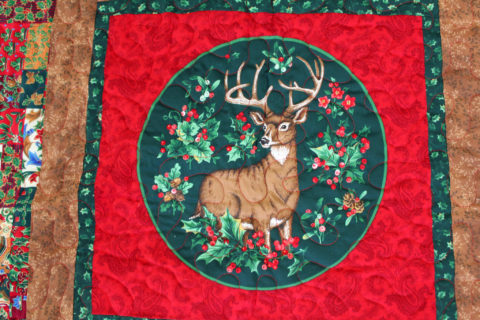 Christmas Deer Throw