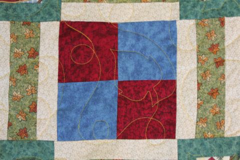 Canoes, Bears and Squares Quilt