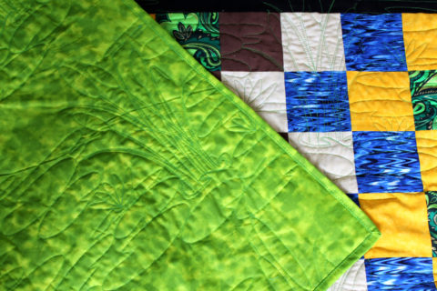 Ducks in Pond Applique Quilt