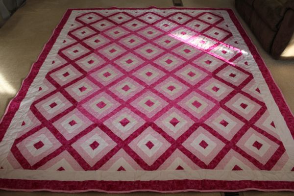 Pink Summer In The Park Quilt