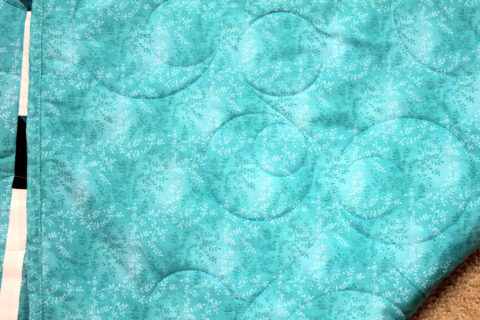 Turquoise Labyrinth Quilt
