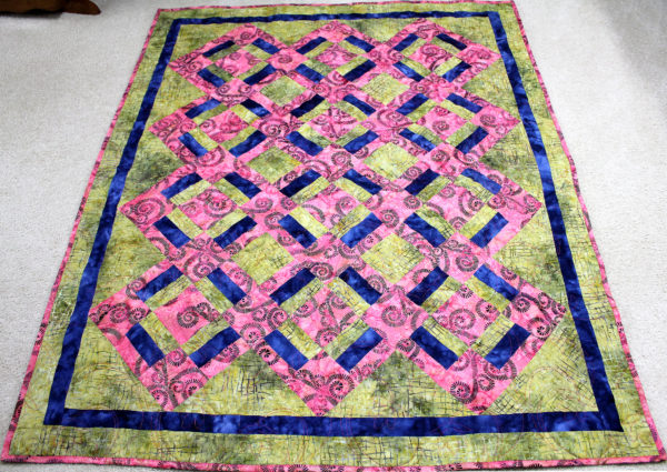 Pink and Blue Together Quilt