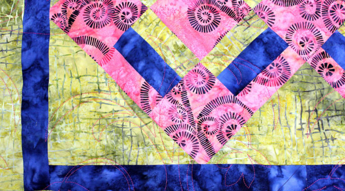 Pink and Blue Together Quilt