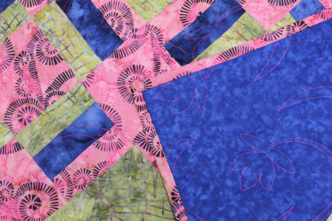 Pink and Blue Together Quilt