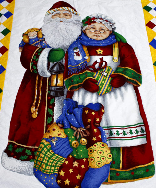 Santa and Mrs. Claus Quilt