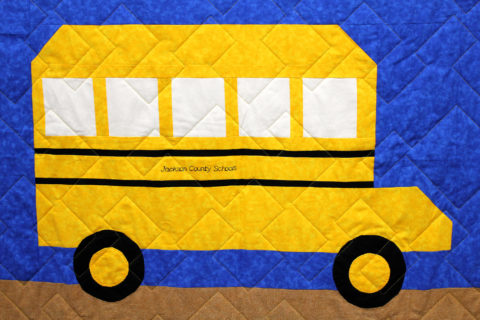 School Bus Throw