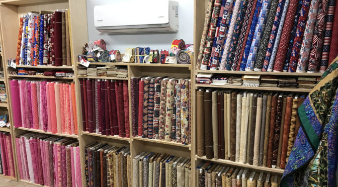 Fabric at Lady Bird Quilts
