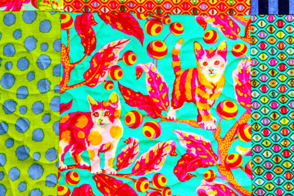 Colorful Cats Quilt