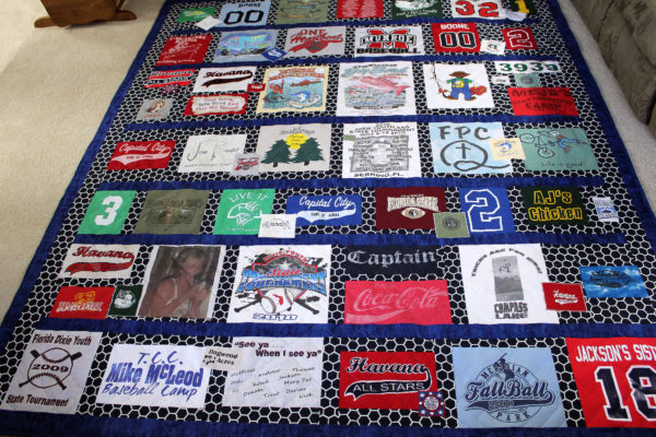 T-Shirt Quilt for Mary