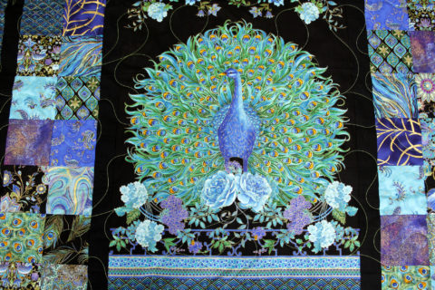 Jeanne’s Peacock Quilt