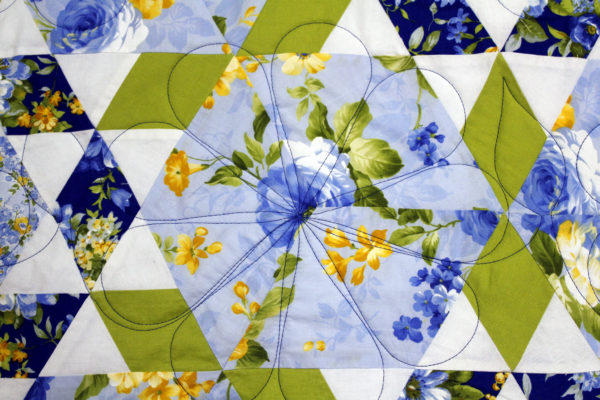 Floral Hexagon Quilt