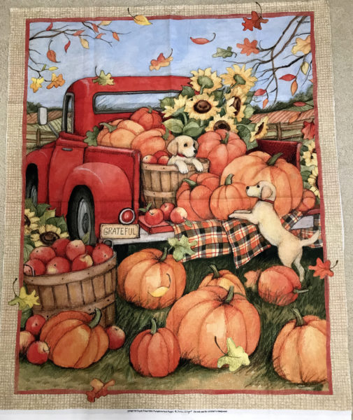 HD Red Truck Harvest Panel
