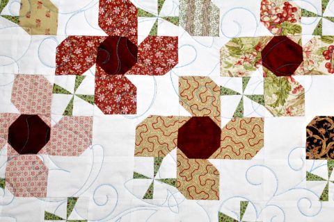 Laverne’s Twirling Flowers Quilt