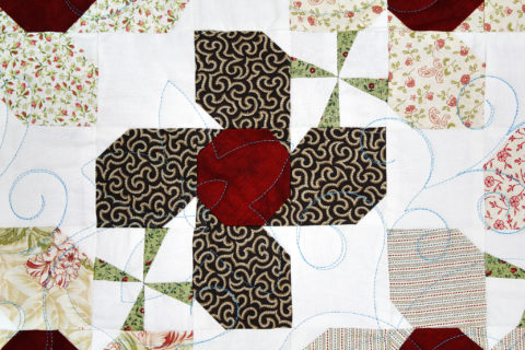 Laverne’s Twirling Flowers Quilt