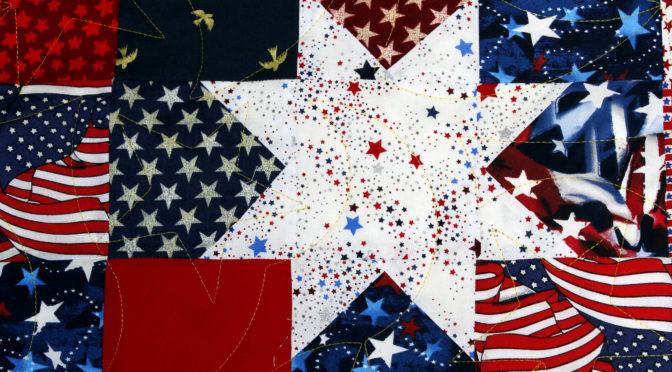 Star Spangled Quilt of Valor by Sue Coe