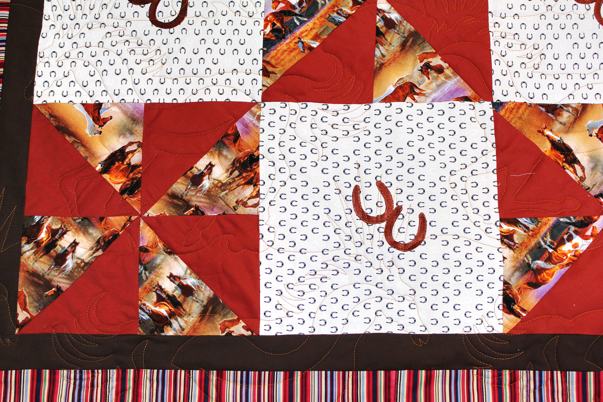 Horses and Horseshoes Quilt
