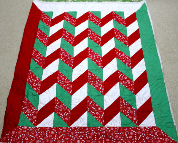 Patsy’s Candy Cane Throw