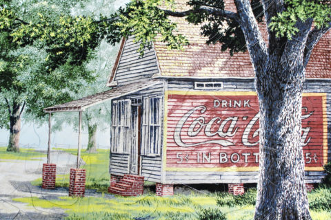 Sue’s Coca-Cola Store Throw