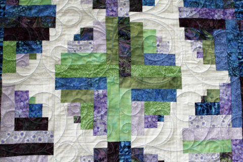 Audrey’s Circle Log Cabin Quilt