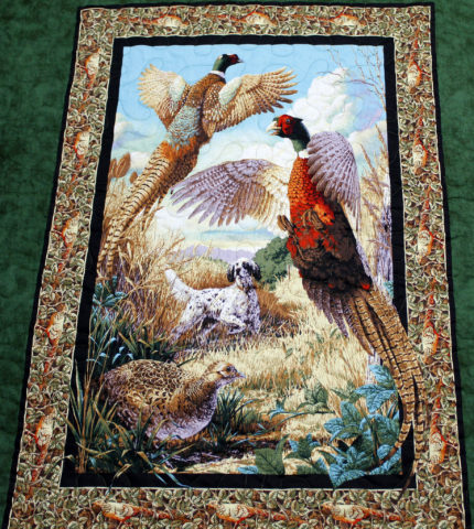 English Setter and Black Lab Quilt