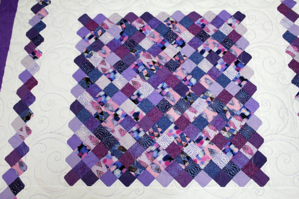 Patti’s Purple Patchwork Quilt