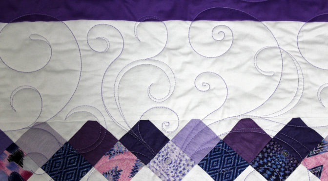 Patti’s Purple Patchwork Quilt!