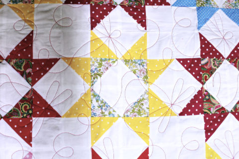 Janice’s Polka Dot Star Quilt